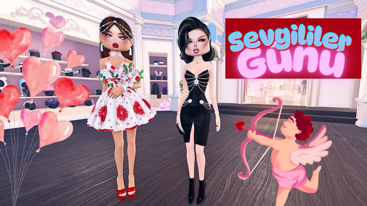 SEVGİLİLER GÜNÜ ÖZEL MODA OYUNU😊AYŞEM ECE ARI💥ARIGİLLER🐝ROBLOX DRESS TO IMPRESS