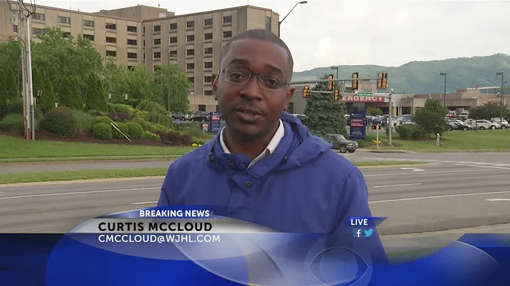 Curtis McCloud outside JCMC- 7PM