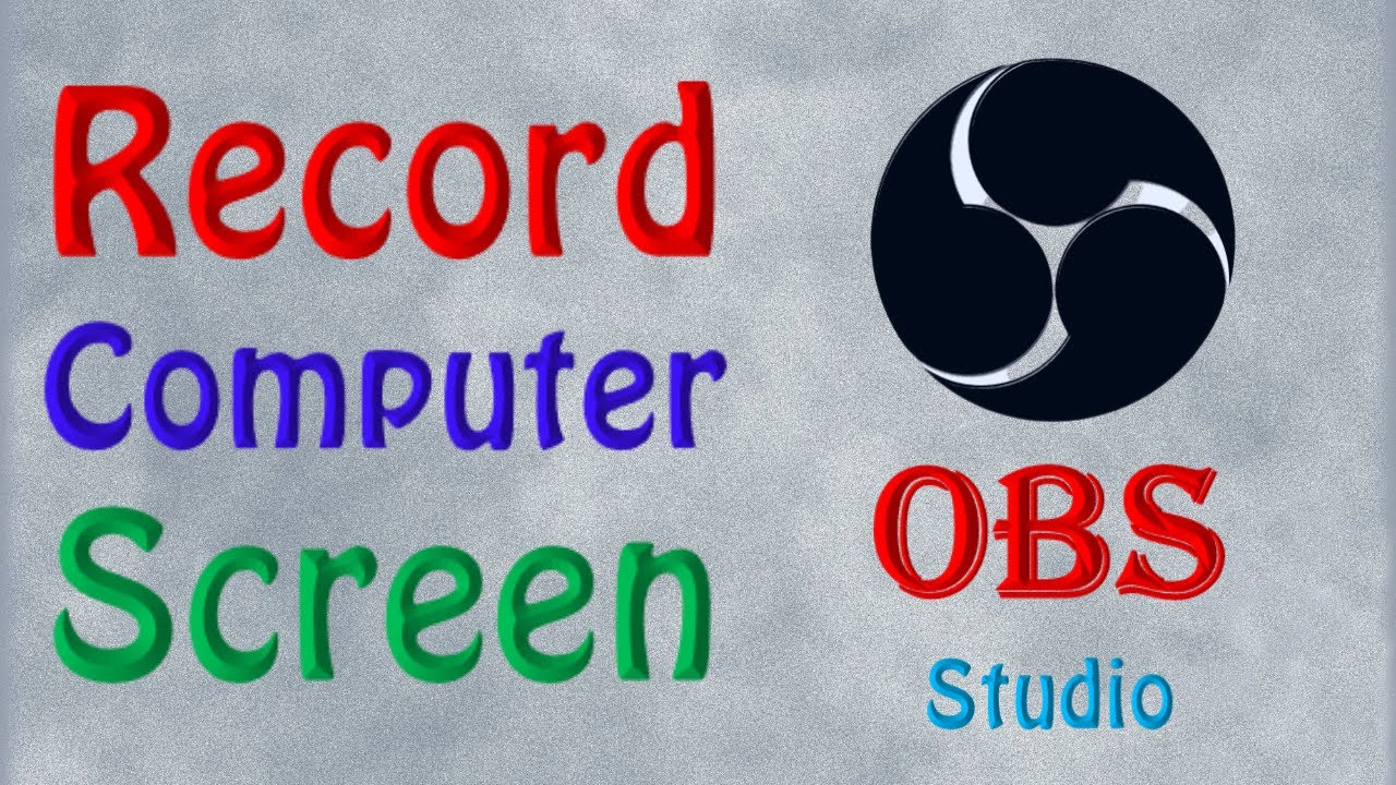 How To Record Your Computer Screen With OBS Studio Bangla Tutorial ...