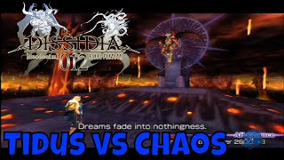 Dissidia 012 Final Fantasy - Tidus vs Chaos