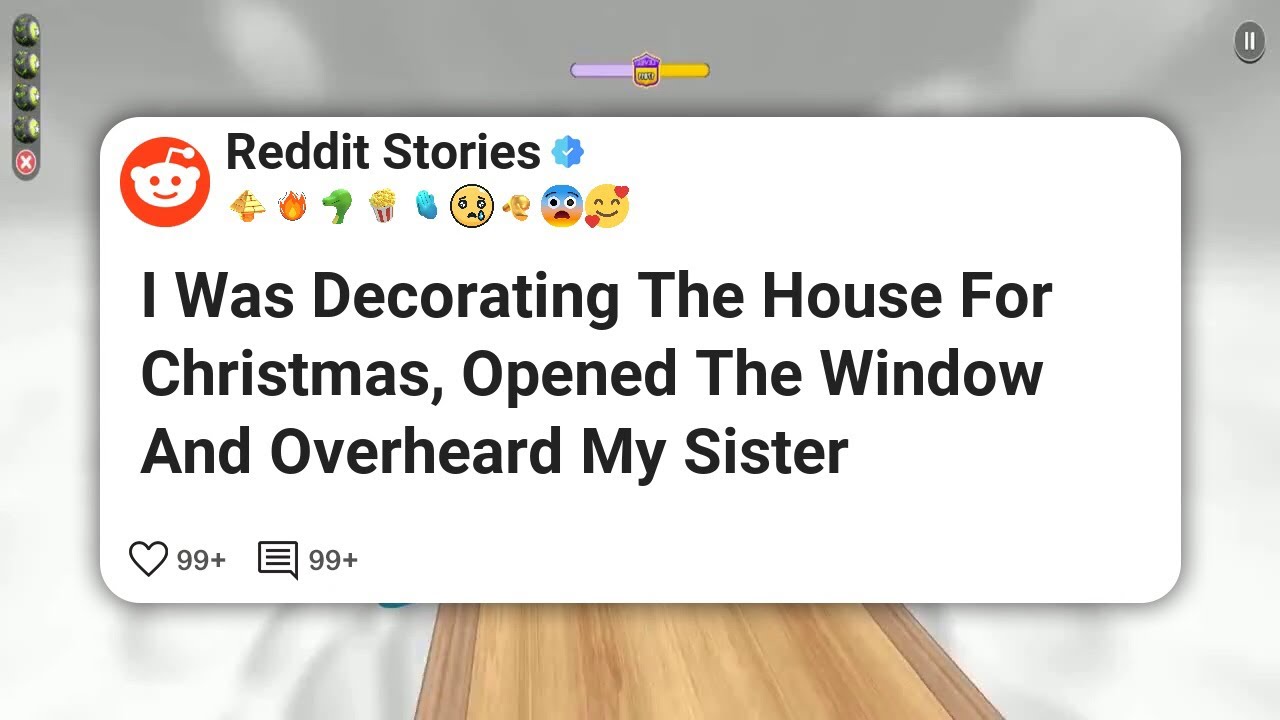 I Was Decorating The House For Christmas, Opened The Window And Overheard My Sister #reddit 