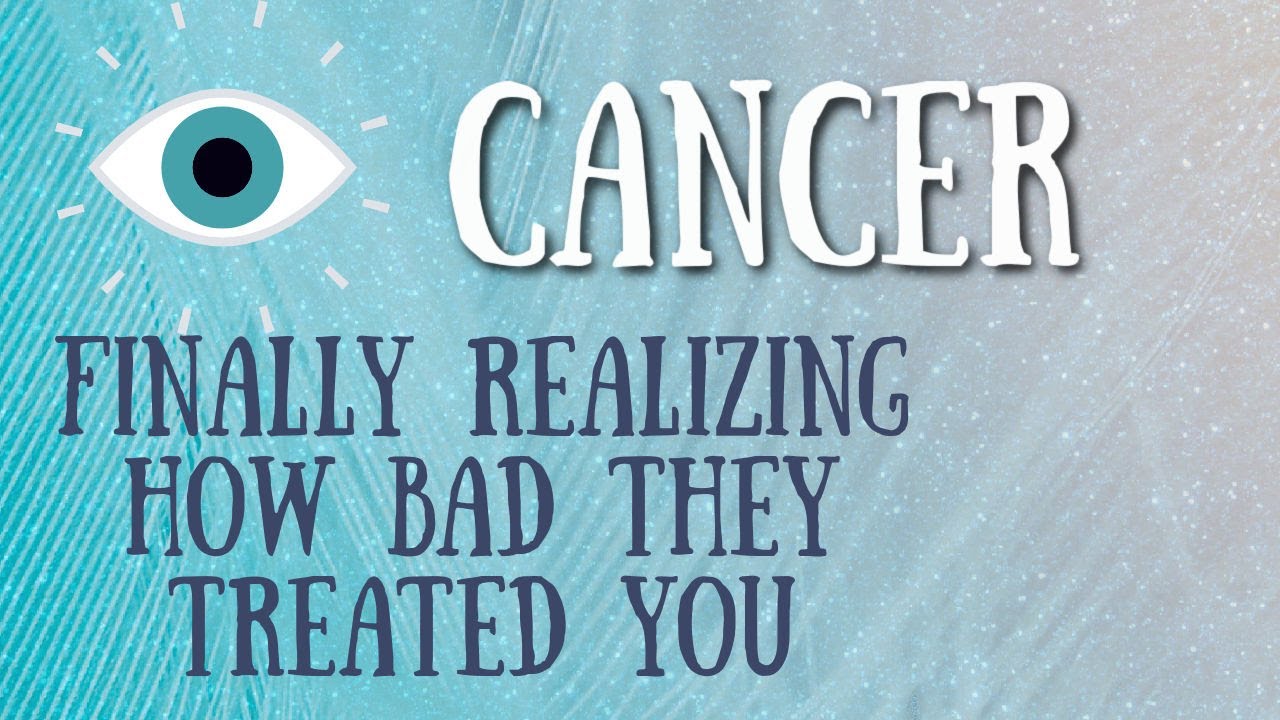 CANCER! Needing to apologize, understanding how bad they treated you  Love Tarot