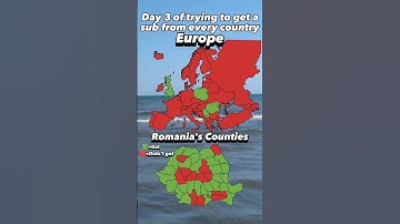 Day 3 of trying to get a sub from every country. #romania #capcut #europe #mapping #geography #short