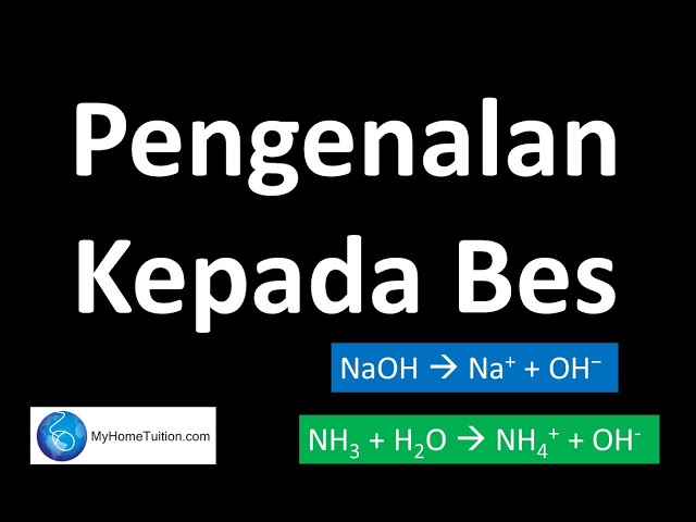 Kimia Tingkatan 4 KSSM Bab 6 - Asid, Bes dan Garam | Pengenalan Kepada Bes class=