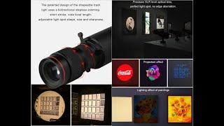 The description of framing projector track light