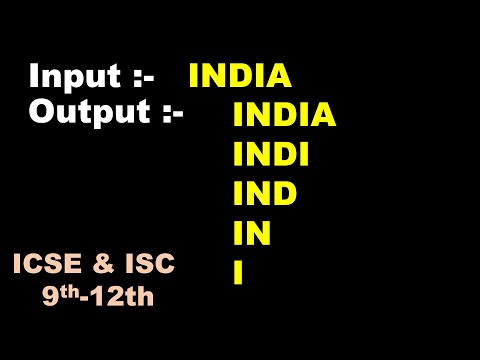 Input the String and Print in the Given format