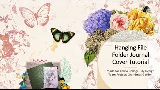 Hanging File Folder Journal Cover Tutorial