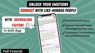 Journal in our Solh Wellness App screenshot 3