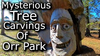 Mysterious Tree Carvings of Orr Park? - Montevallo, Alabama