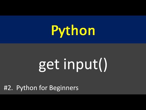#Python | Python get input() | #Python_for_Beginners