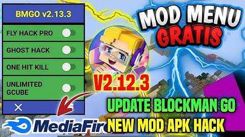 NEW UPDATE‼️BLOCKMAN GO MOD MENU 2.12.3 APK 2021 || FLY, JUMP, AUTO LOCK, UNLIMITED GCUBE WORK 100%