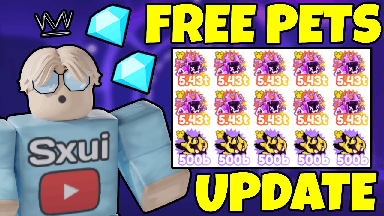 👾 GLITCH UPDATE 👾 PET SIMULATOR X HUGE PET GIVEAWAYS 🔴 YouTube