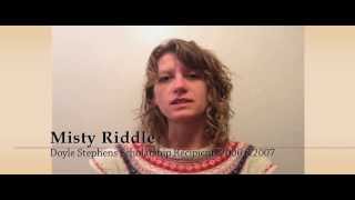 Doyle Stephens Scholarship Recipients -- Misty Riddle