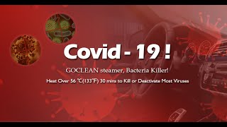 Keep Viruses Away Goclean Steamer - Bacteria Killer