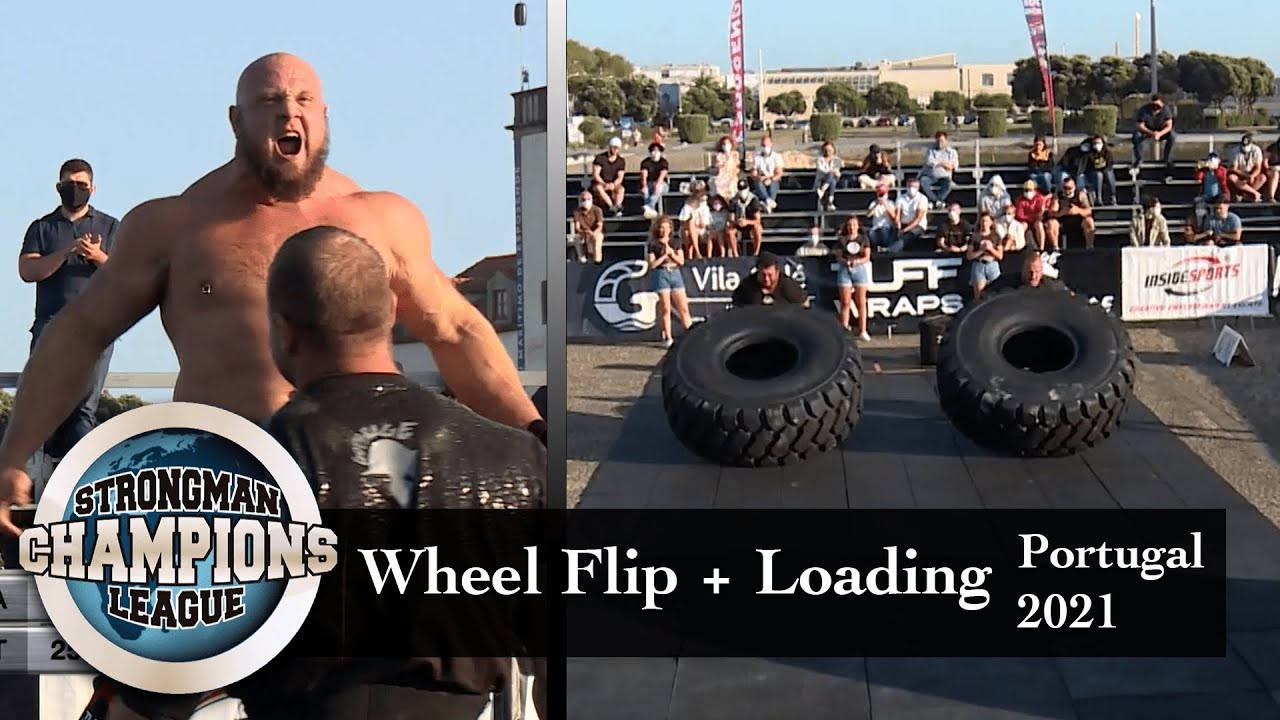 Wheel Flip & Loading | Portugal 2021| Strongman Champions League