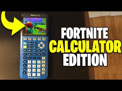 I Pretended I'm Playing Fortnite On a Calculator