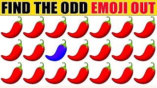 FIND THE ODD EMOJI OUT in the best Odd Emoji Quiz! | Odd One Out Puzzle | Quiz Master