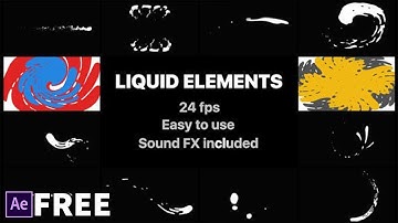 Liquid Elements And Transitions | Free After Effects Templates