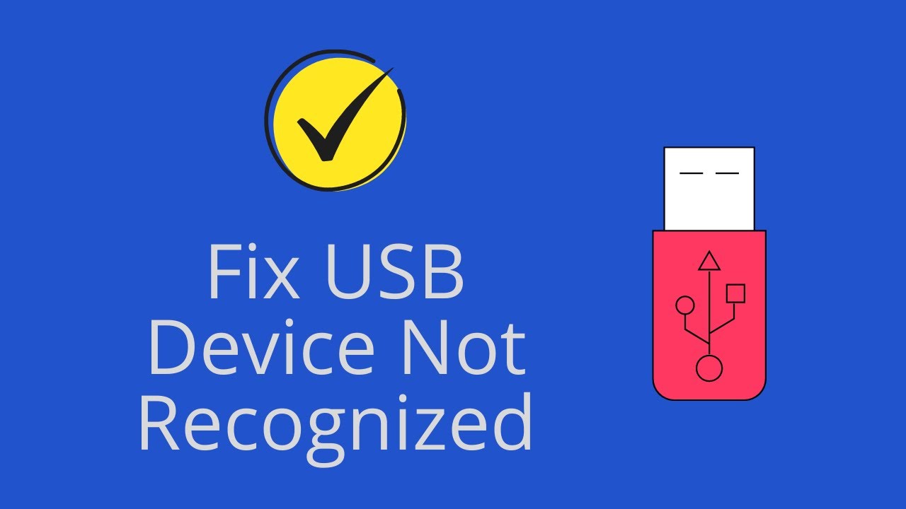 Fix USB Device Not Recognized in Windows 11 - YouTube