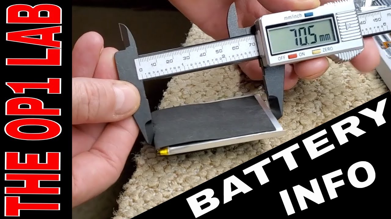 OP1 Battery Measurements & Specs - YouTube