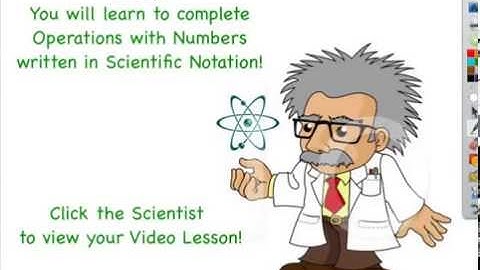 Operations in Scientific Notation
