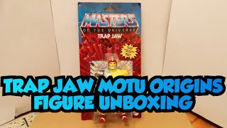 Trap Jaw MOTU Origins / Unboxing (with my cat crashing in)