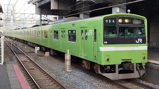 ［最古参の編成］201系ND602編成　普通JR難波行き　天王寺駅到着