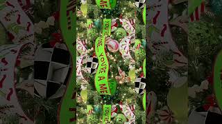 Last year’s Grinch Christmas Tree with the viral Home Depot tree! #grinch