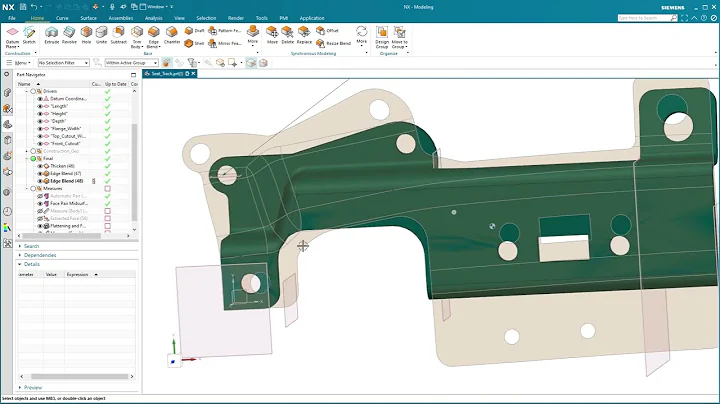 Siemens NX 2008- Measure Method