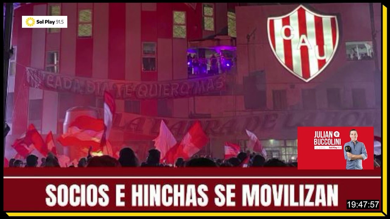 La Tercera de Sol | Movilización de hinchas unionistas: en vivo con Julián Buccolini desde la sede.