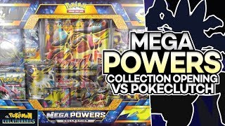 Pokemon Mega Powers Collection Box Opening Battle vs Pokeclutch! - YouTube