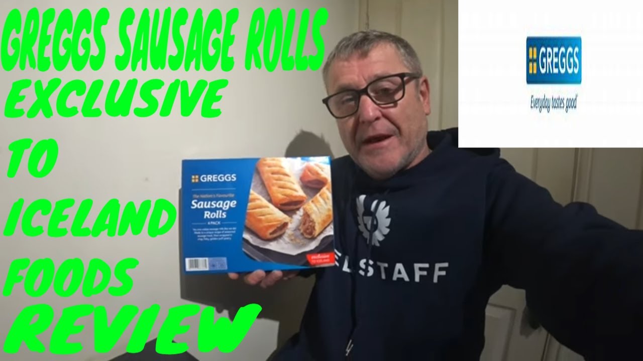 GREGGS SAUSAGE ROLLS EXCLUSIVE TO ICELAND FOODS REVIEW £3 00 - YouTube
