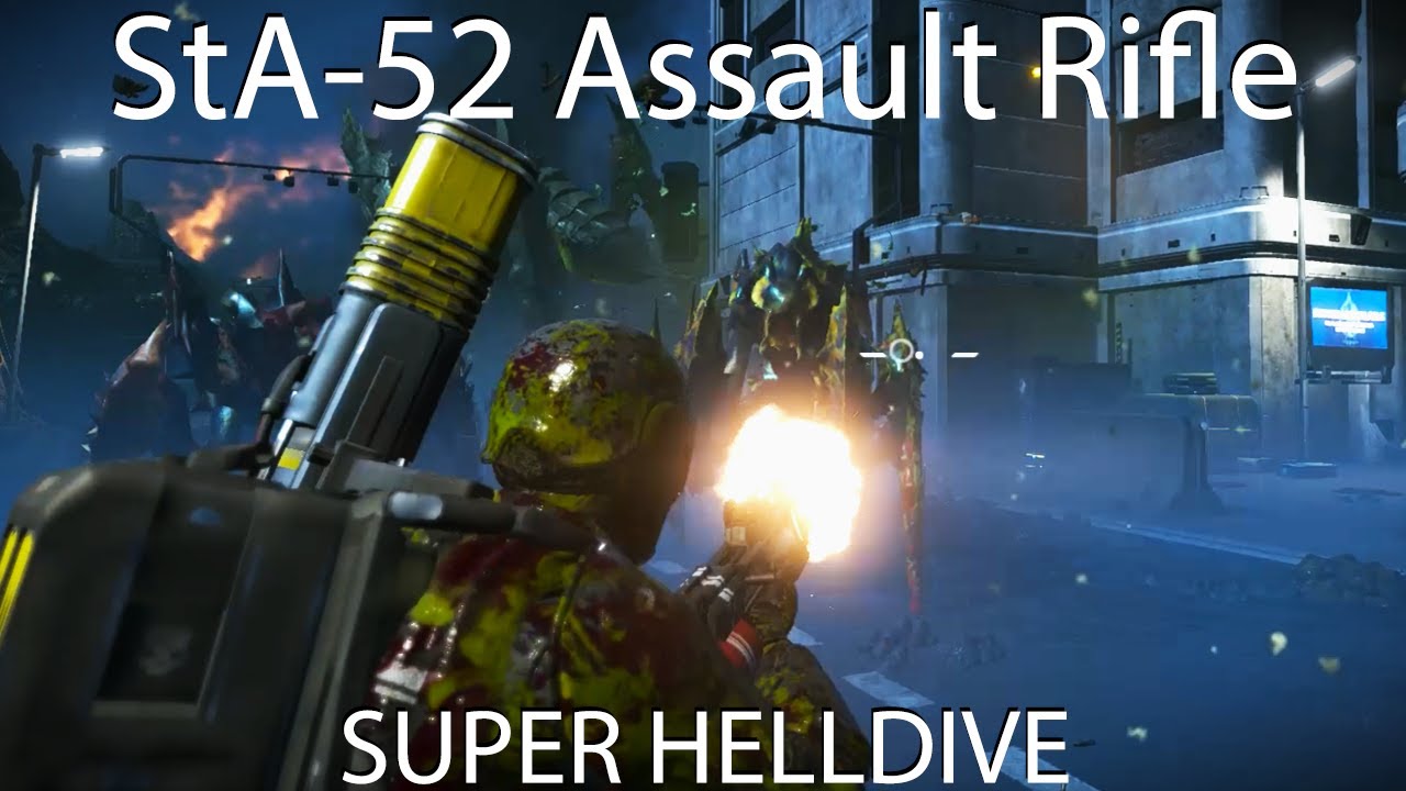 Helldivers 2 - Dusting off the StA-52 - StA-52 Gameplay - Super Helldive