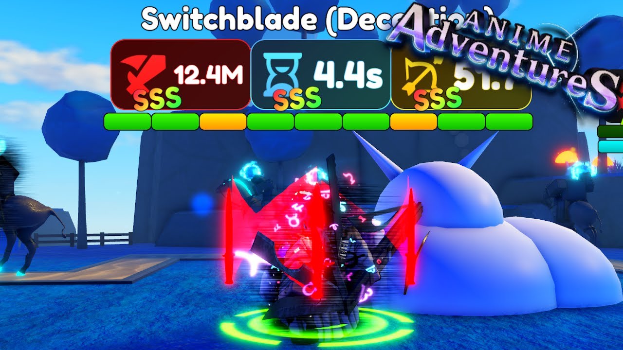 All SSS Unique Switchblade Deception In Anime Adventures Update 19.5!