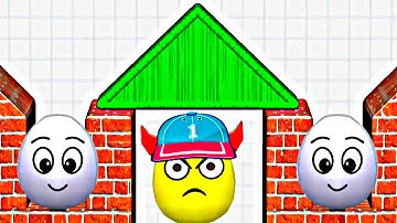 Hide Ball Logic puzzle Game / Draw To Smash Game / Level 9956 - 9978 Game / ASMR Gameplay 