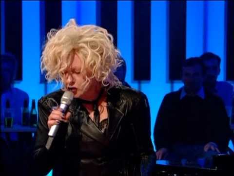 Dave Swift on Bass with Jools Holland backing Cyndi Lauper "Just Your Fool"