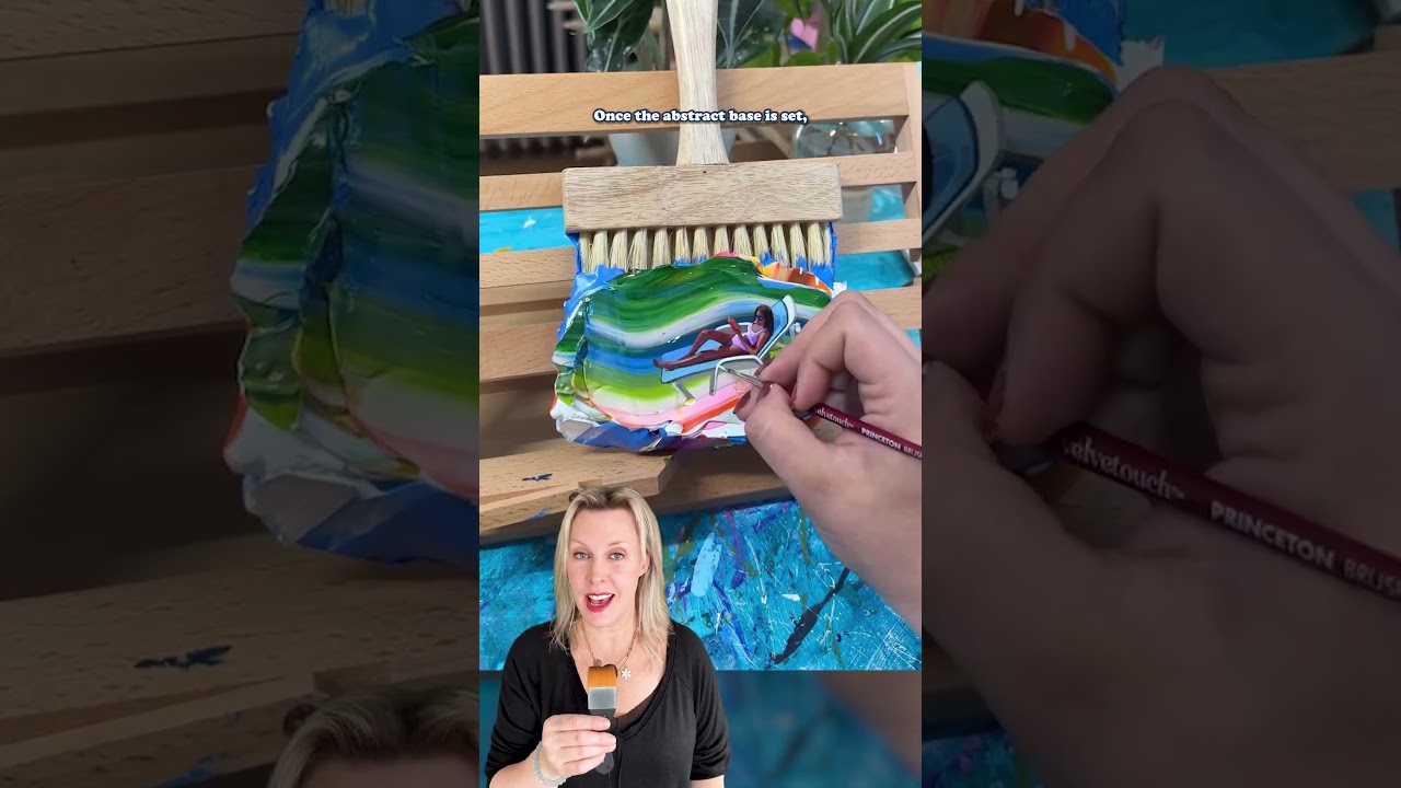 Когда кисть становится холстом. Художник Тейлор Кокс. 