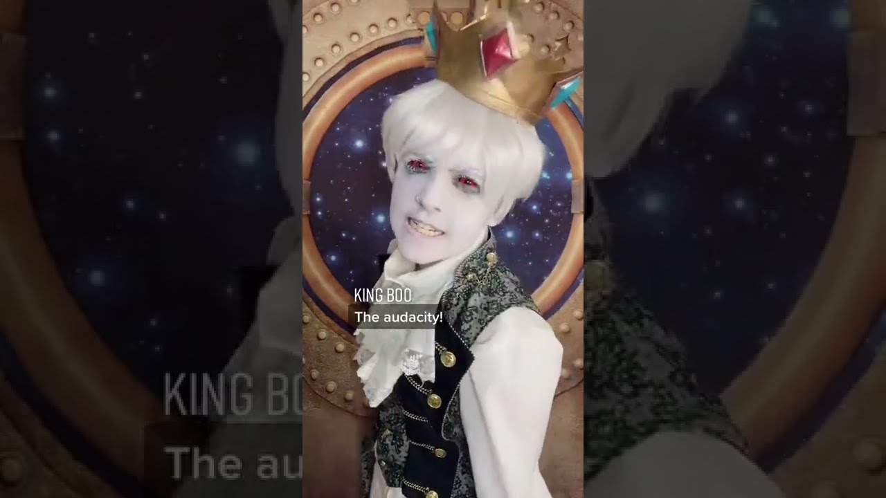 King Boo cosplay transition video. He angy