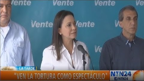 Machado: Lo que estamos viendo contra Requesens es la tortura como espectáculo