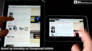 How to speed up browsing on Honeycomb tablets - tutorial and comparison screenshot 2