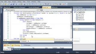 Visual Basic - 119 - Car Part 14 Cancelling AddCar