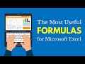 Most Useful Formulas for Microsoft Excel (COUNT, SUM, IF, VLOOKUP, etc.)