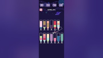 water sort puzzle -sort color puzzle game level 214