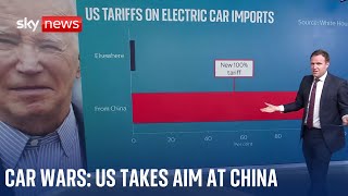 Why is the US imposing a 100% tariff on Chinese electric cars?