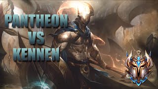 Pantheon Top Vs Kennen - EUW Challenger Match Summary Patch 9.19