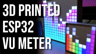 3D-printable ESP32 powered VU display with the INMP441 digital microphone and a WS2812B matrix by Scott Marley 27,630 views 3 years ago 10 minutes, 31 seconds