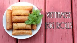 ☀Cooking With Mom: Vietnamese Egg Rolls {Cha Gio}