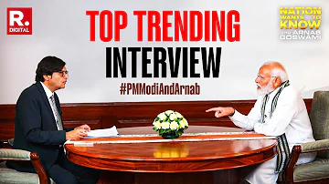 PM Modi And Arnab LIVE: Nation's Top Trending Interview | Nation Wants To Know