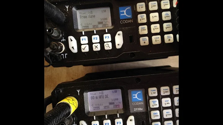 DUO Codan 2110 Manpack - HF - Tranciever - Option Codes - ALE - GPS - Stanag - AM-USB-LSB-CW inside