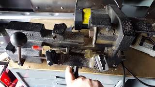 Duplicating A Key On A Rytan Key Machine Key Duplication